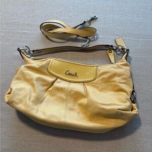 Authentic Yellow Coach Purse!